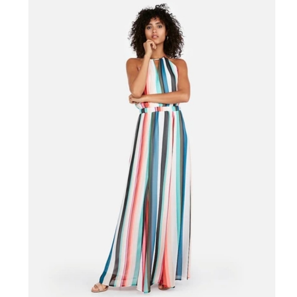 Express Halter maxi dress XS